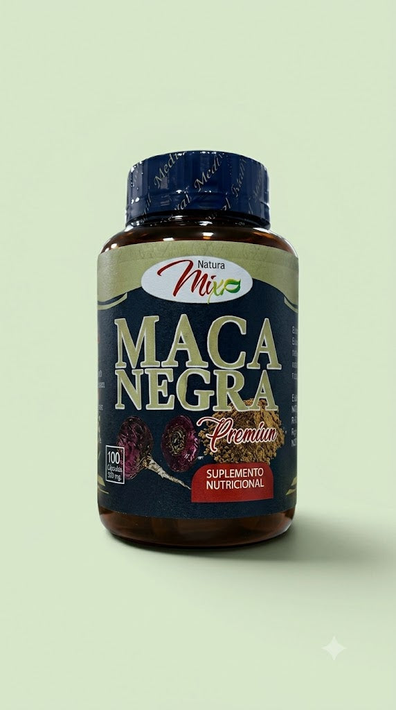 Maca Negra 100 Capsulas Natural Medix