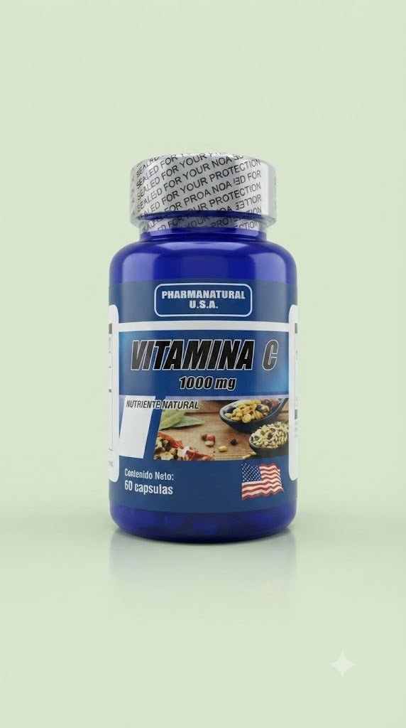 Vitamina C 60 Capsulas PharmaNatural