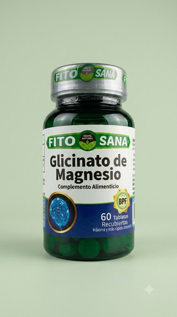 Glicinato De Magnesio 60 Tabletas Fito Sana