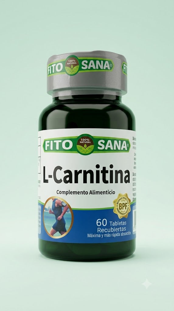 L - Carnitina 60 Tabletas Fito Sana Nacional