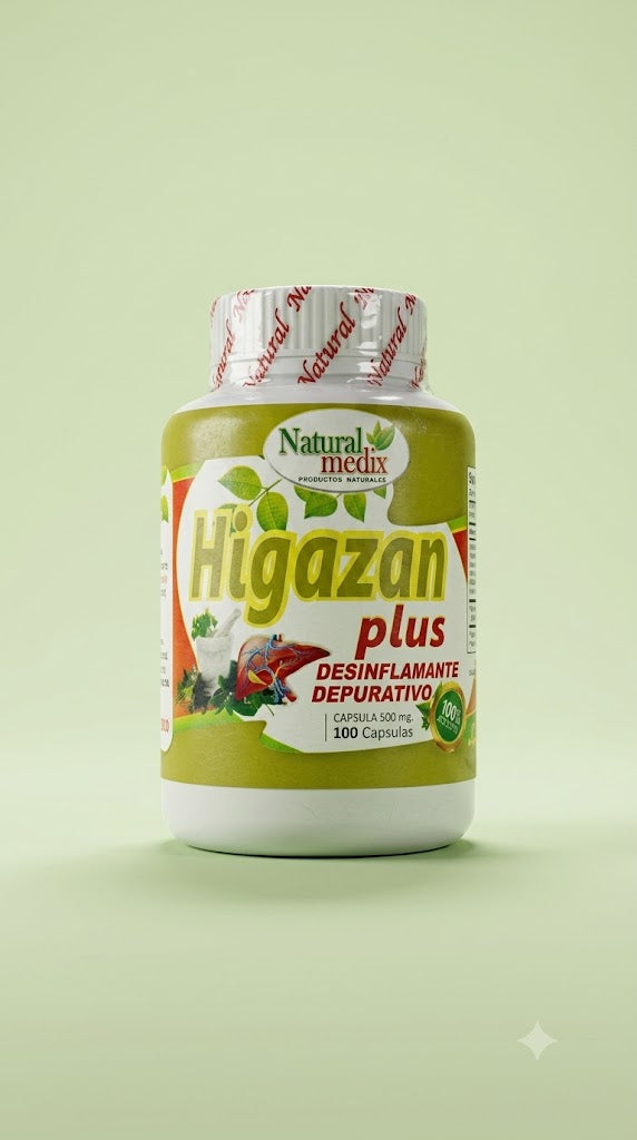 Higazan Plus 100 Capsulas Natural Medix