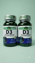 Vitamina D3 120 Tabletas Fito Sana
