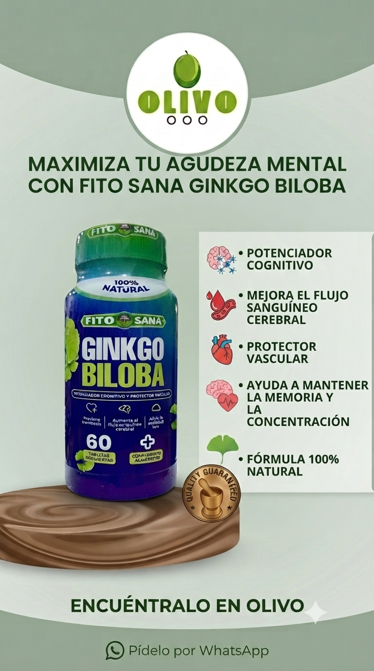 Ginkgo Biloba 60 Tabletas Fito Sana