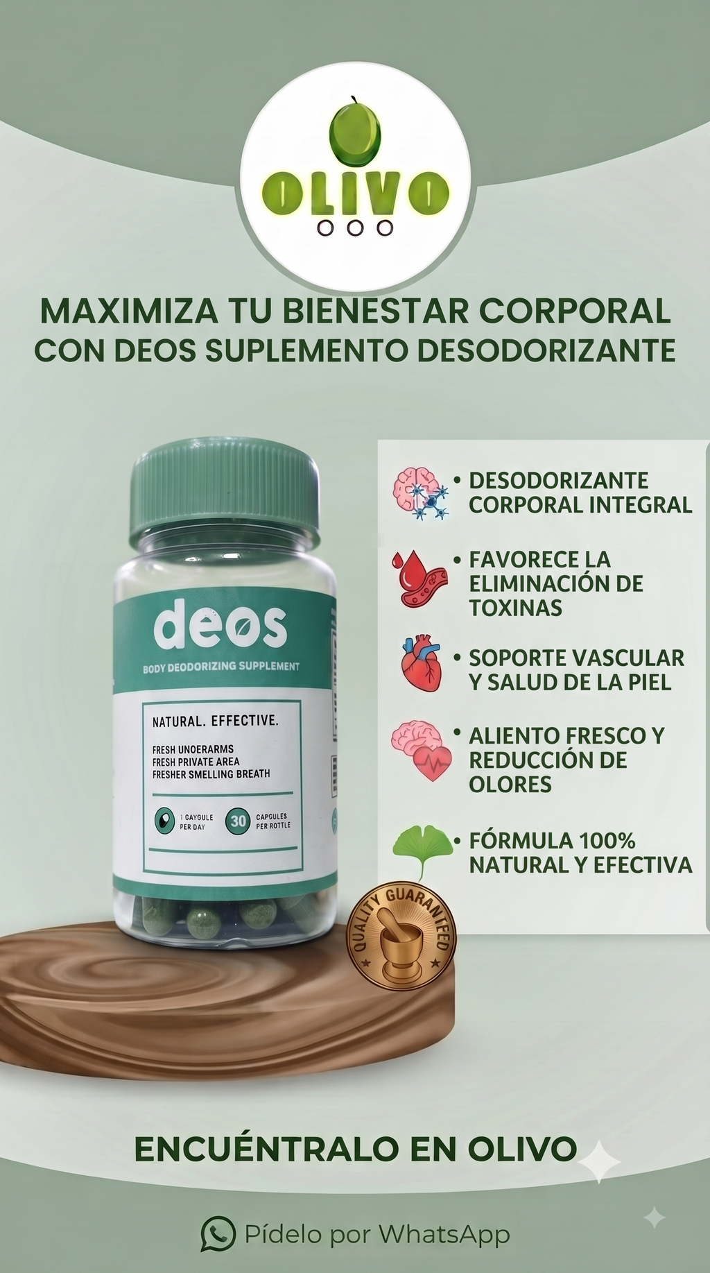 Deos Capsulas Desodorante
