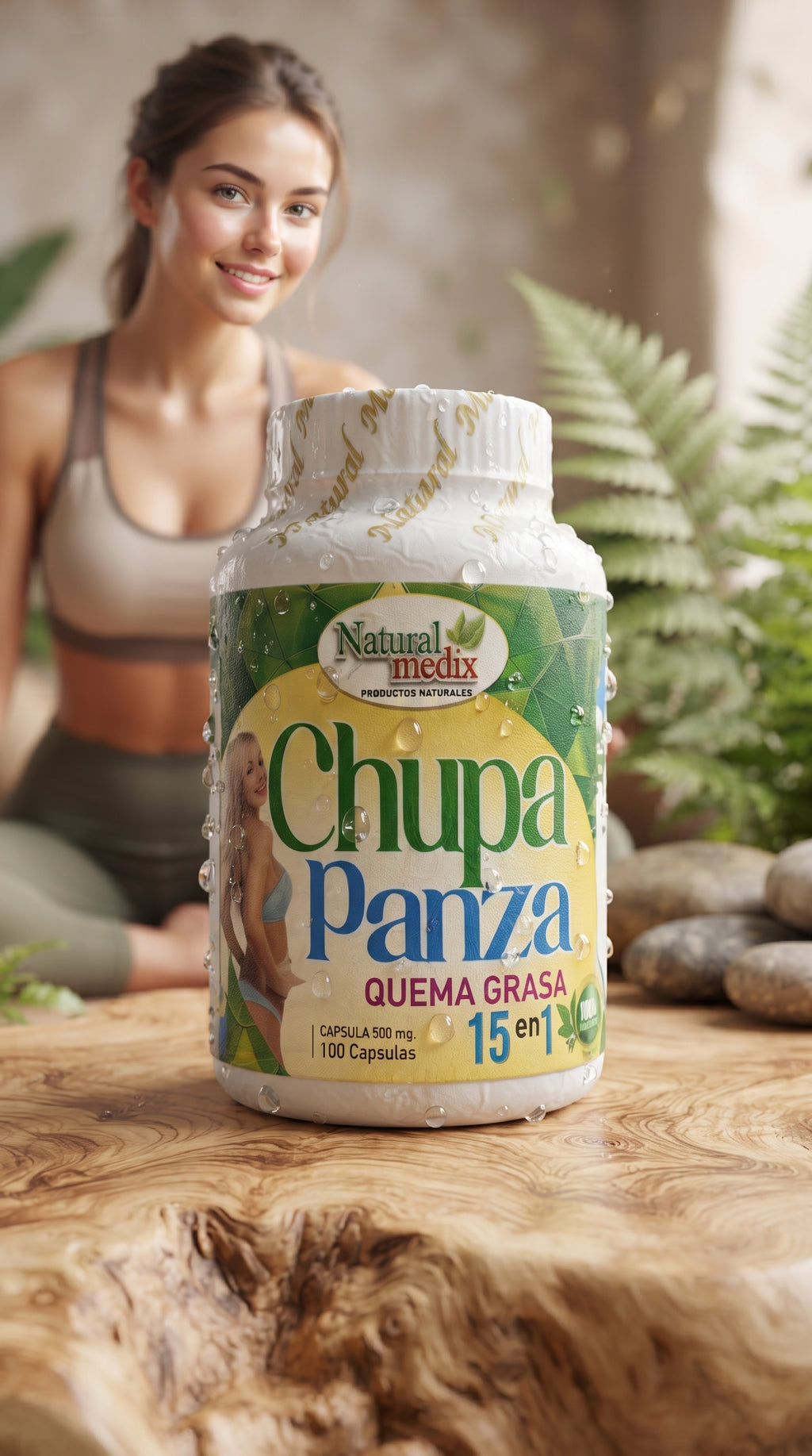 Chupa Panza 100 Capsulas Natural Medix