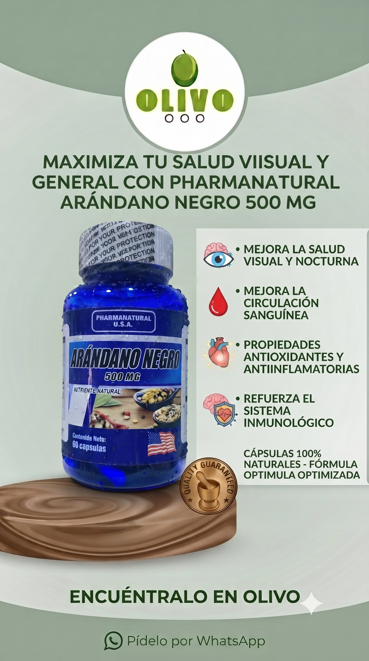 Arándano Negro PharmaNatural