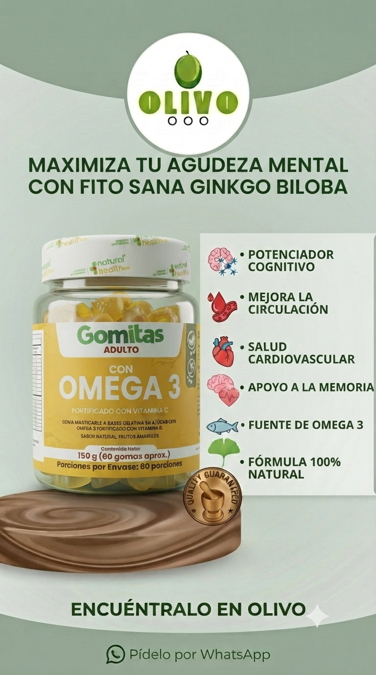 OMEGA 3 GOMITAS NIÑOS, ADULTOS