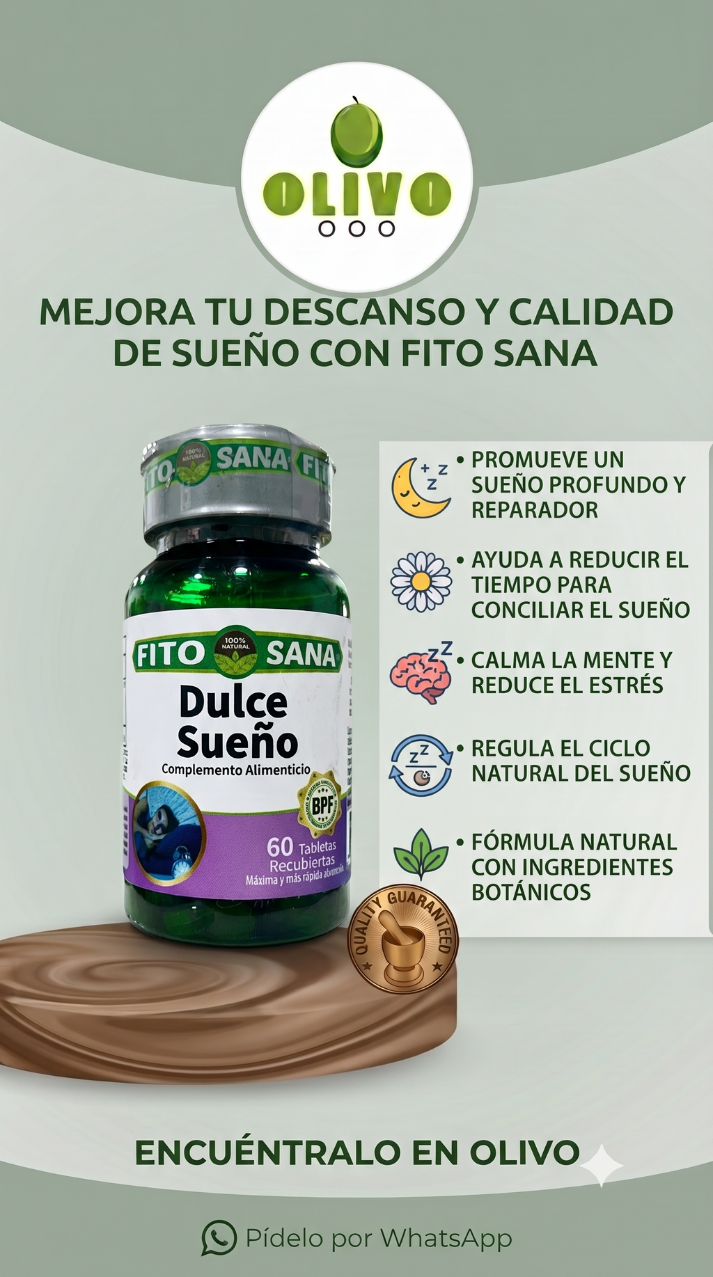 Dulce Sueño 60 Tabletas Fito Sana