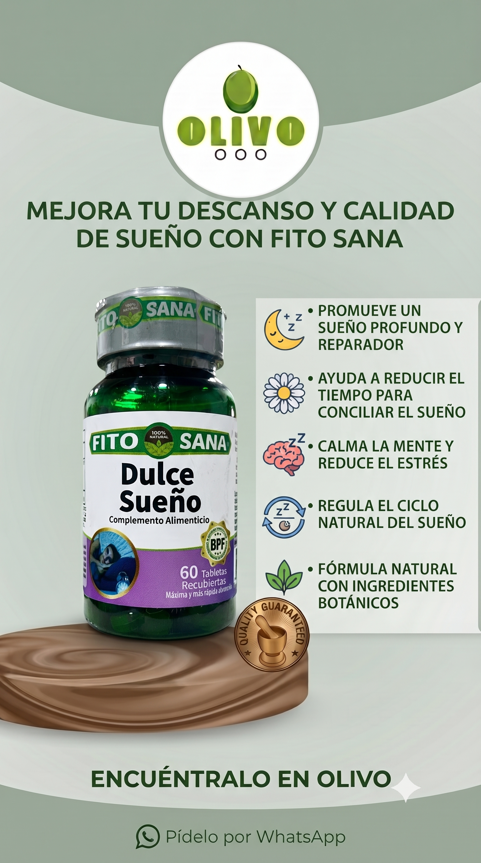Dulce Sueño 60 Tabletas Fito Sana