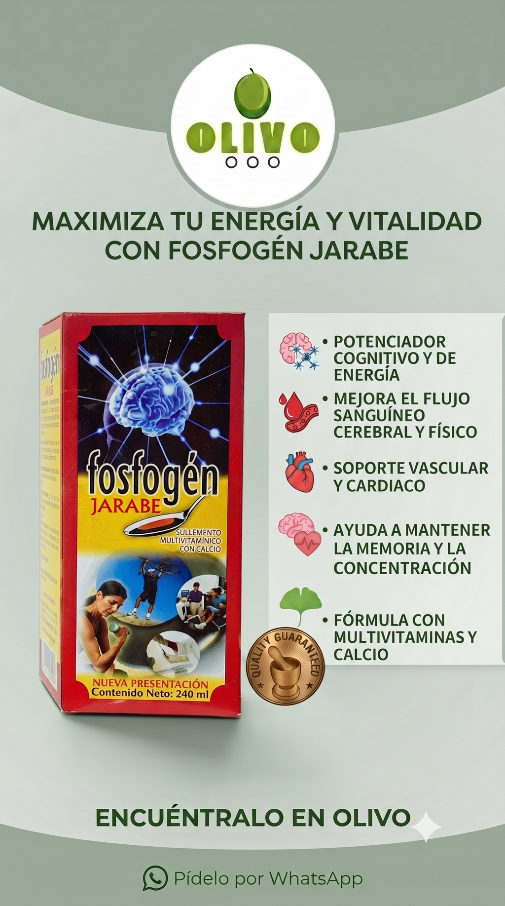 Fosfogen 240 ML Importado