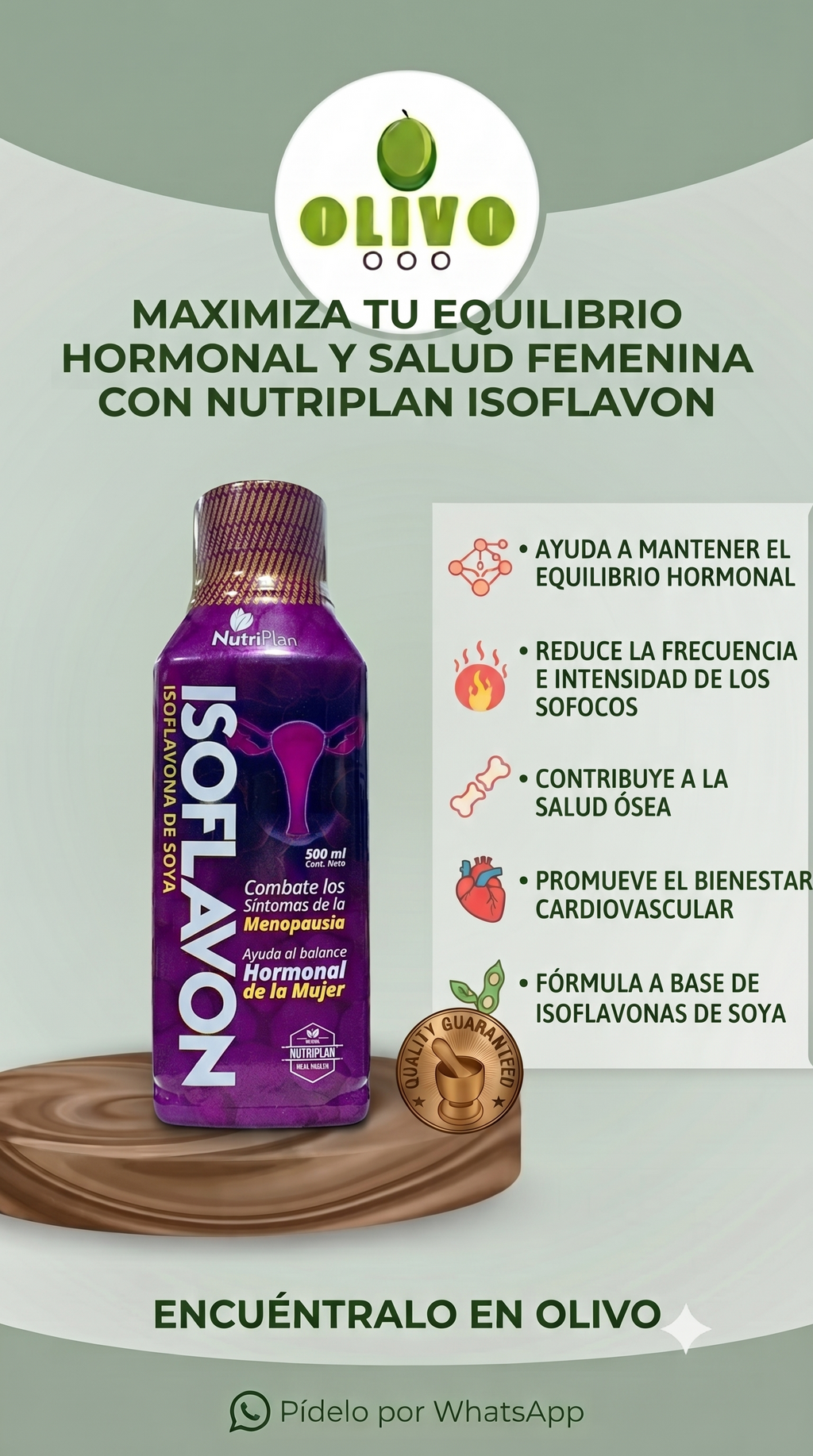 Isoflavona De Soya 500ML