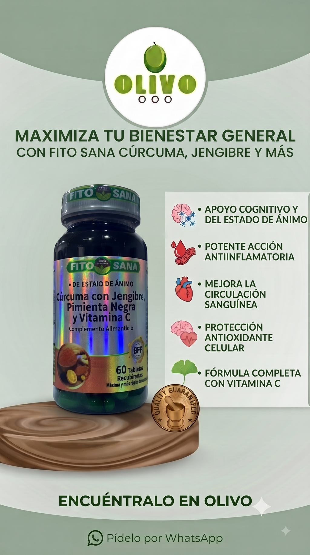 Curcuma+Gengibre+Pimienta Negra y Vitamina C