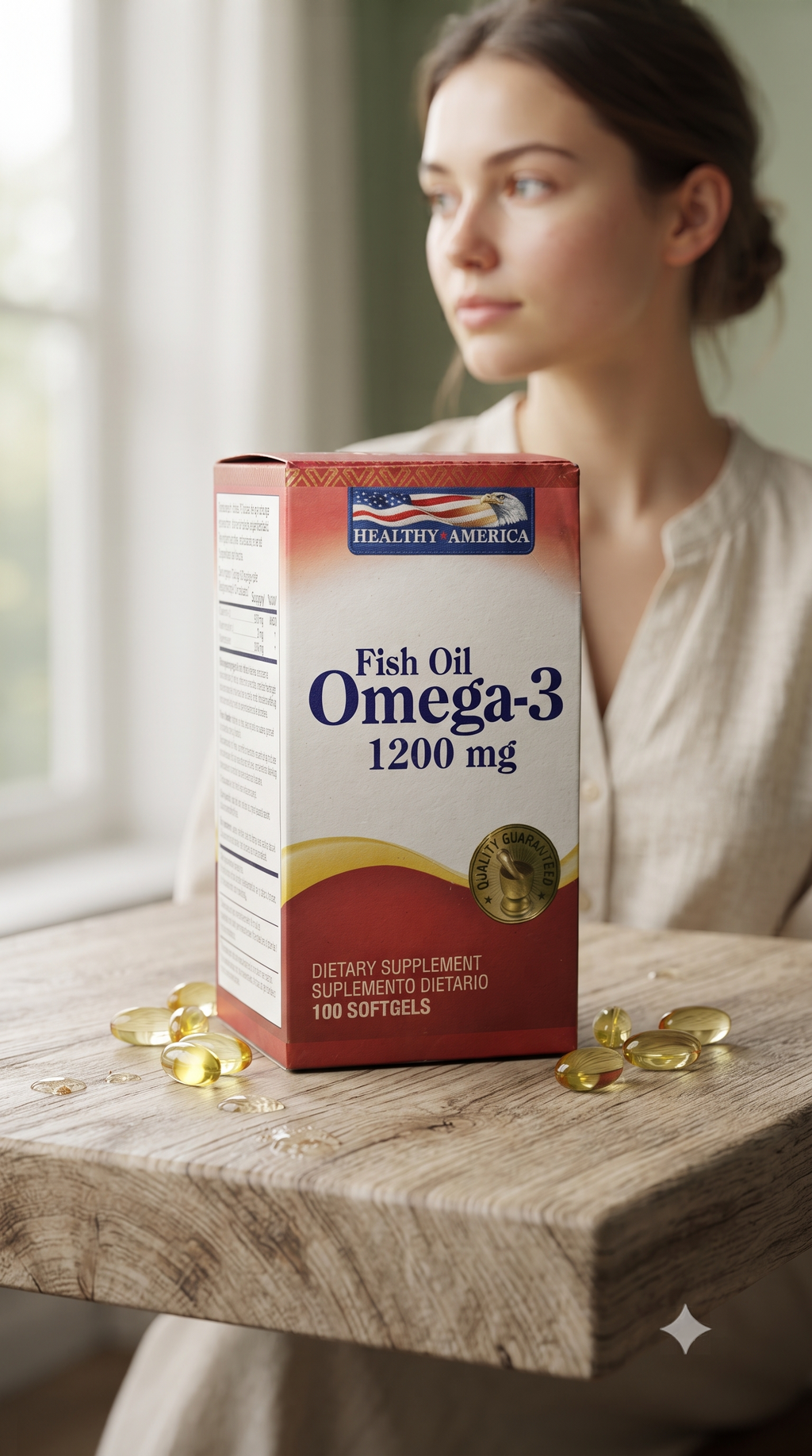 Omega 3 100 Capsulas Americano Importado