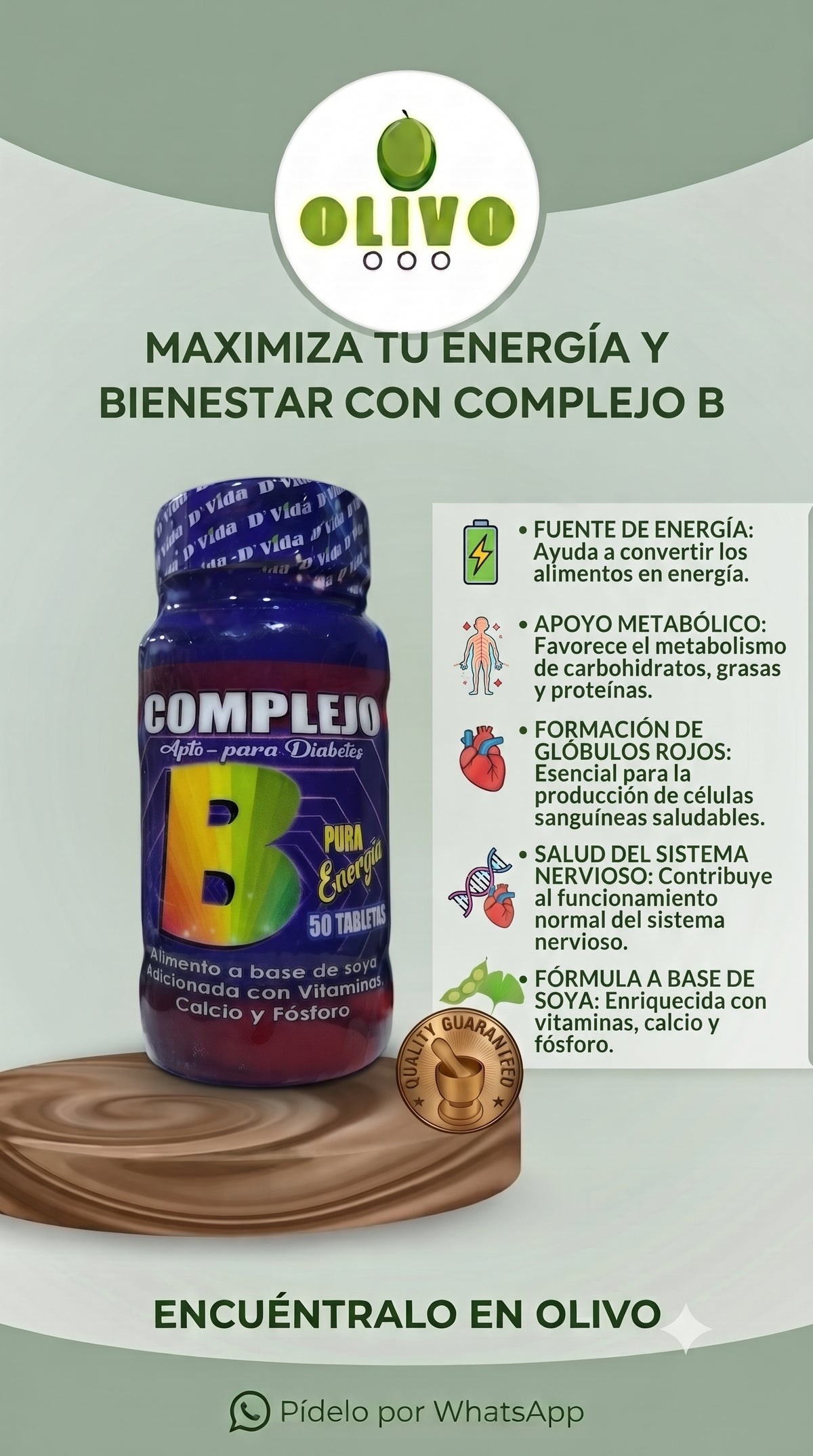 Complejo B 50 Tabletas