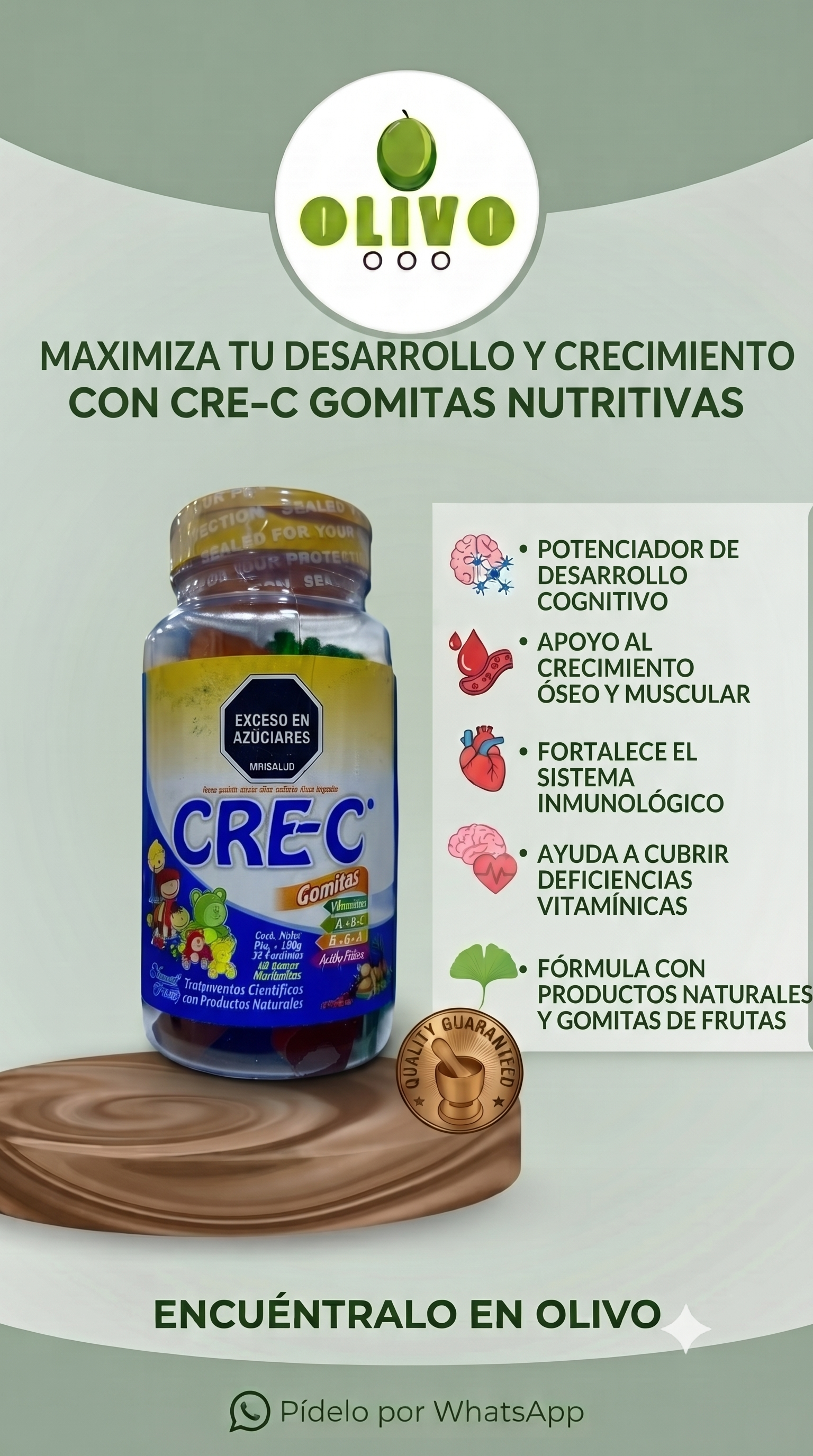 CRE-C Gomitas Vitamina Niños