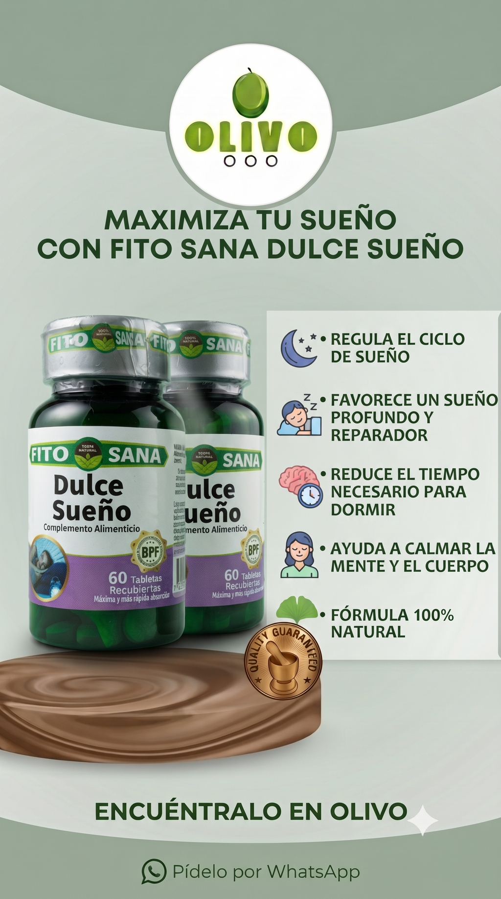 Dulce Sueño 120 Tabletas Fito Sana