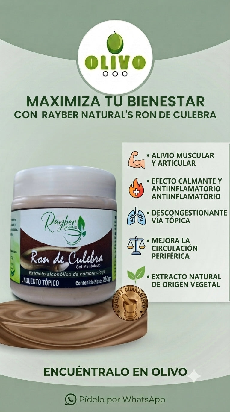 Ron Culebra Gel Kolape 250 Gramos