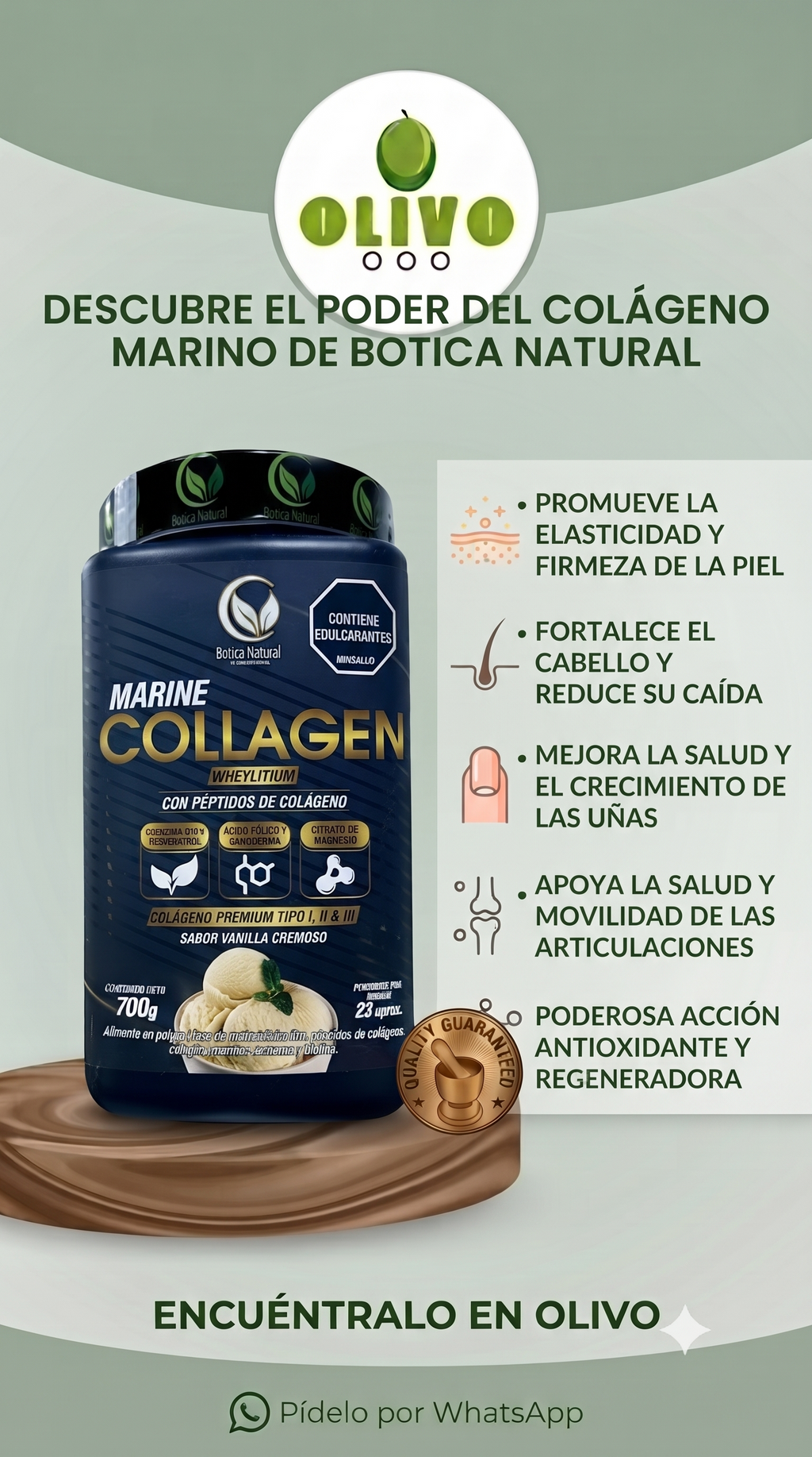 Colageno 700 Gramos Botica