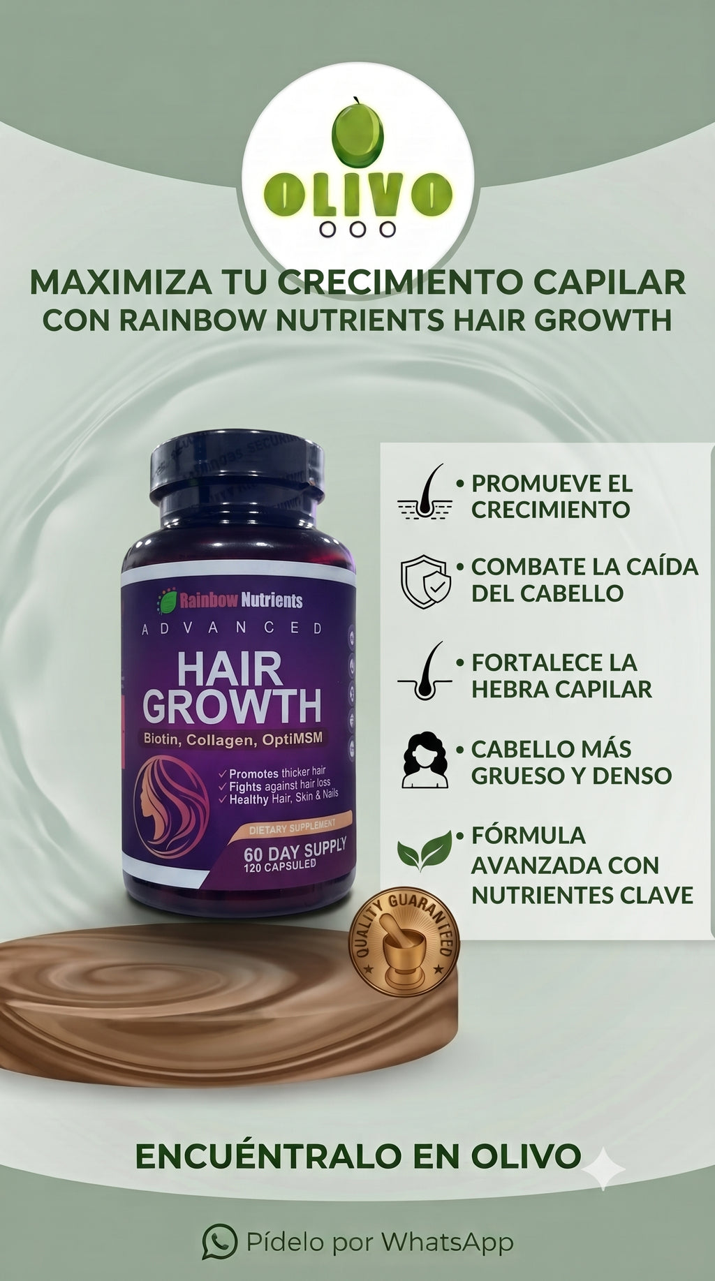 HAIR GROWTH 120 Capsulas