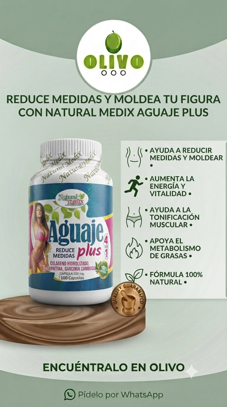 Aguaje Plus 100 Capsulas Natural Medix
