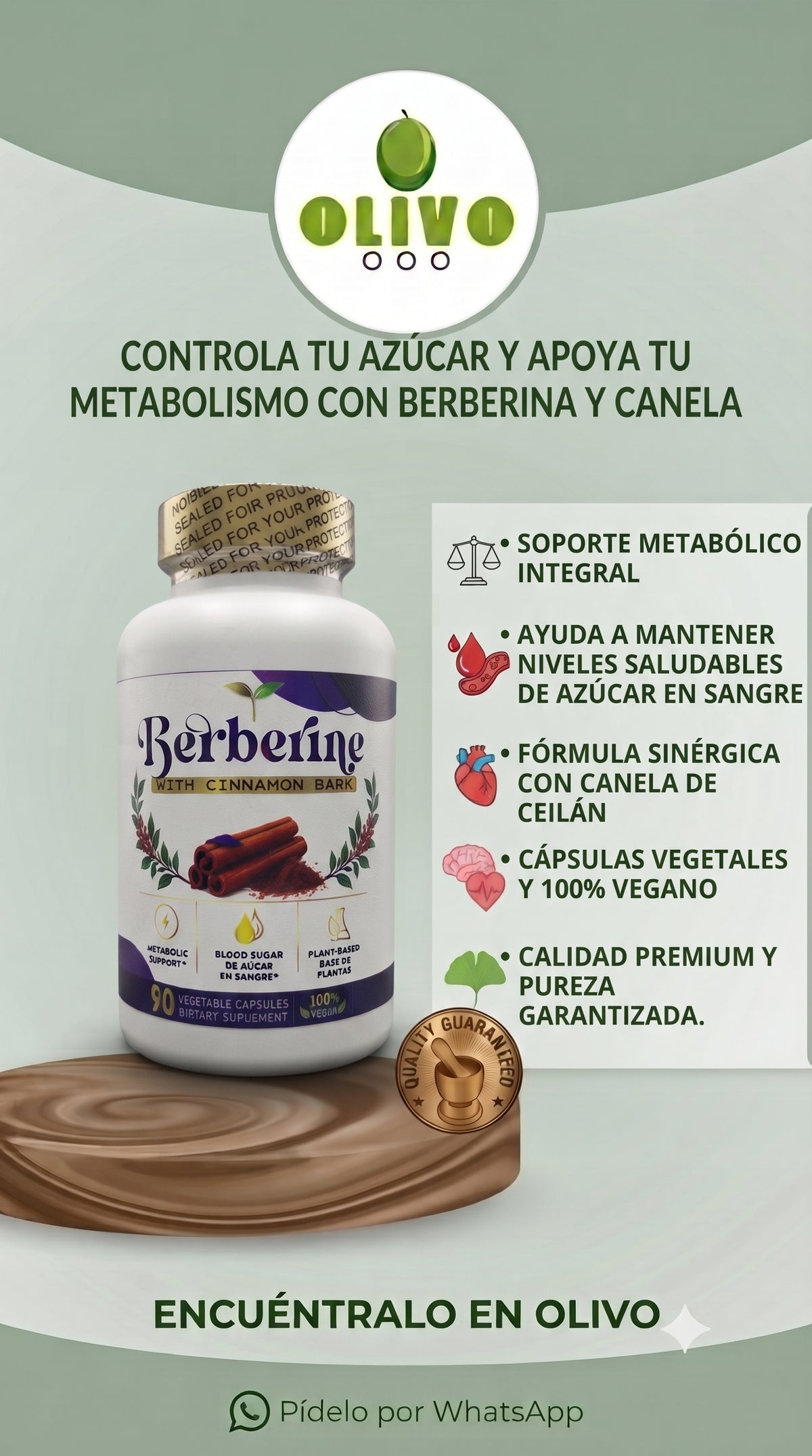 Berberine 90 Capsulas
