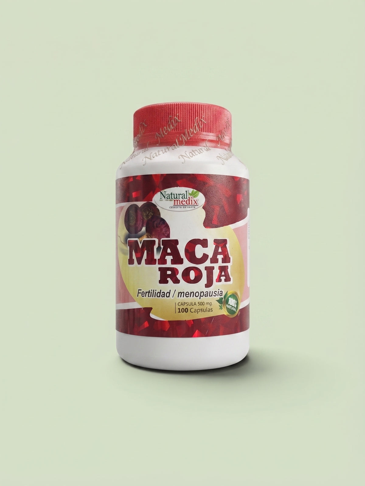 Maca Roja 100 Capsulas Natural Medix