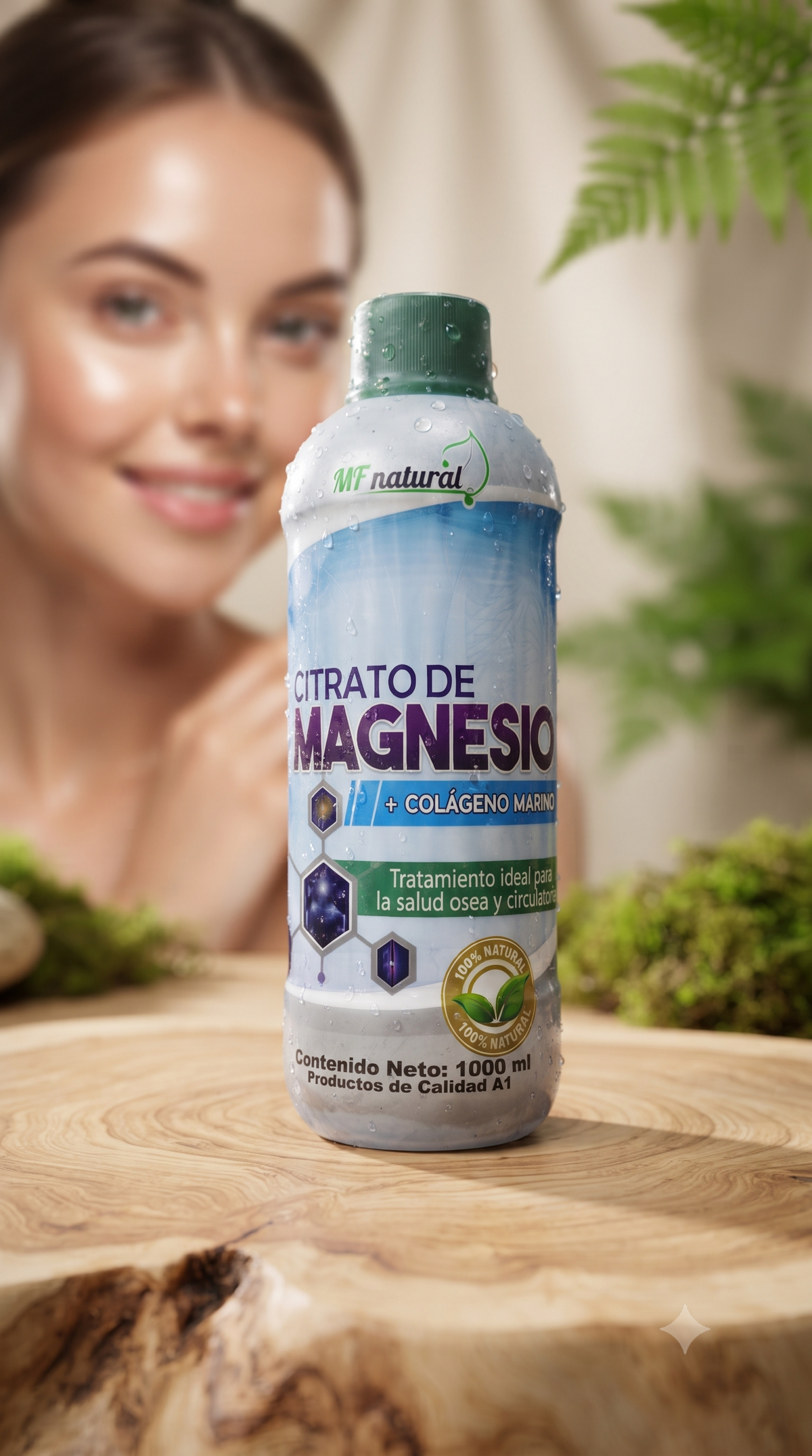 Citrato Magnesio 1L Importado