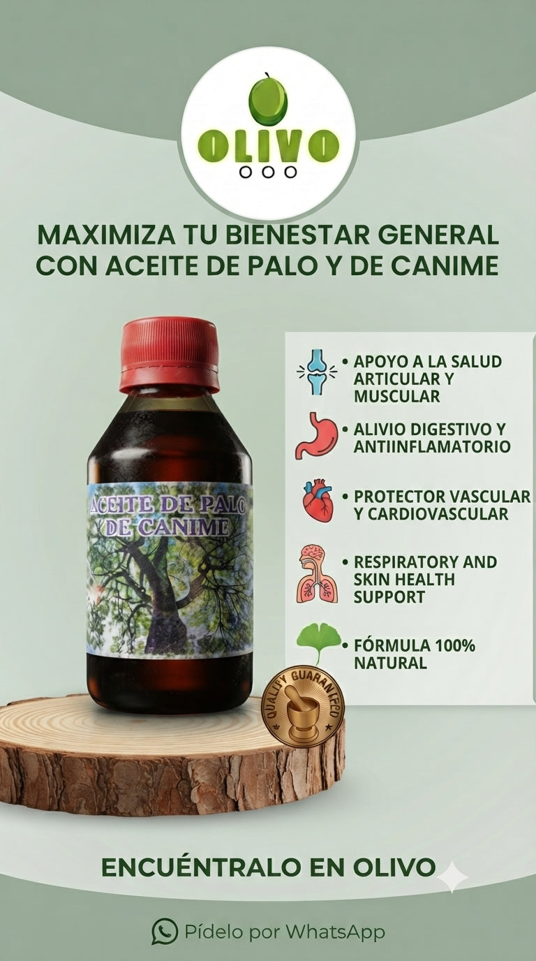 Aceite de Palo 60ml Artesanal