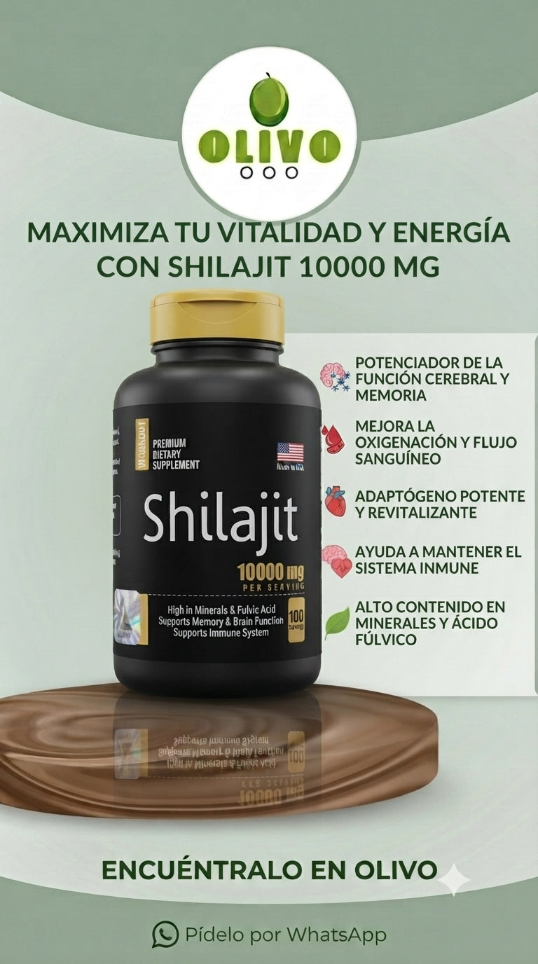 Shilajit 100 capsulas blandas 10.000mg Importado