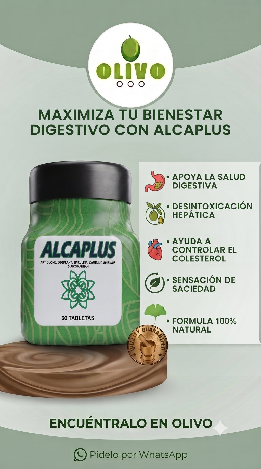 Alcaplus Genérico 60 Tabletas