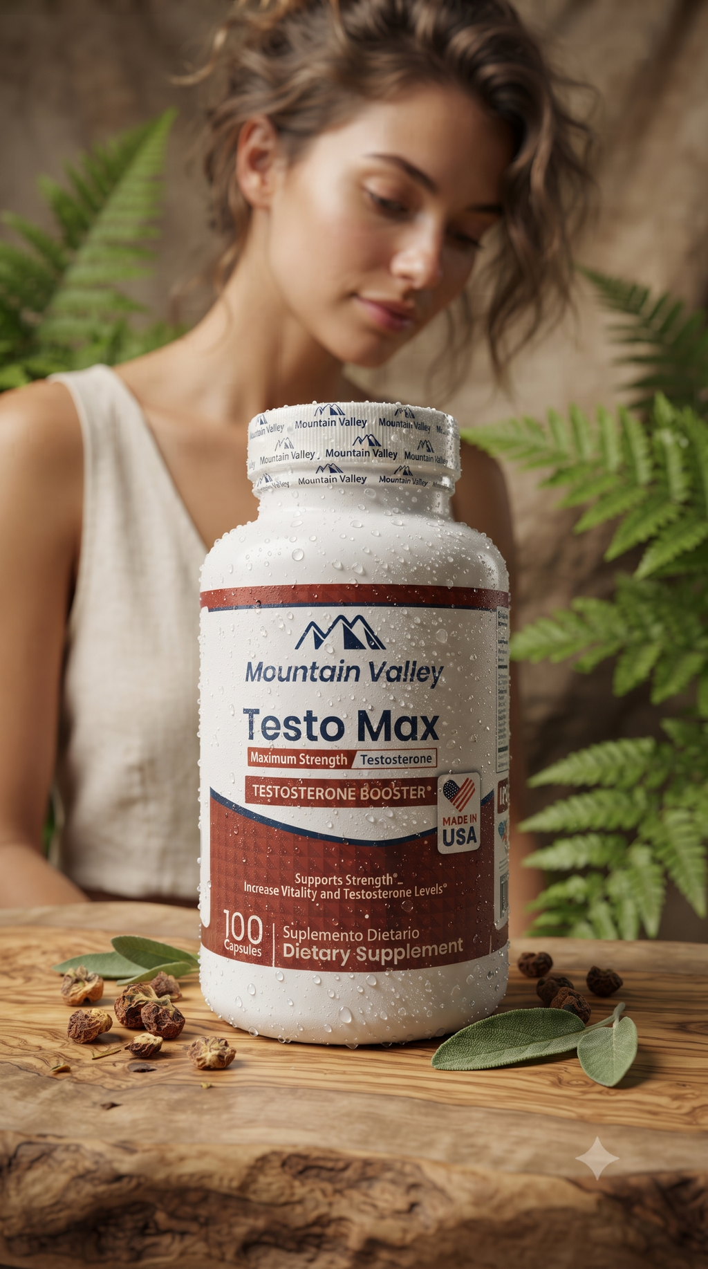 Texto Max 100 Capsulas Testoterona Importado