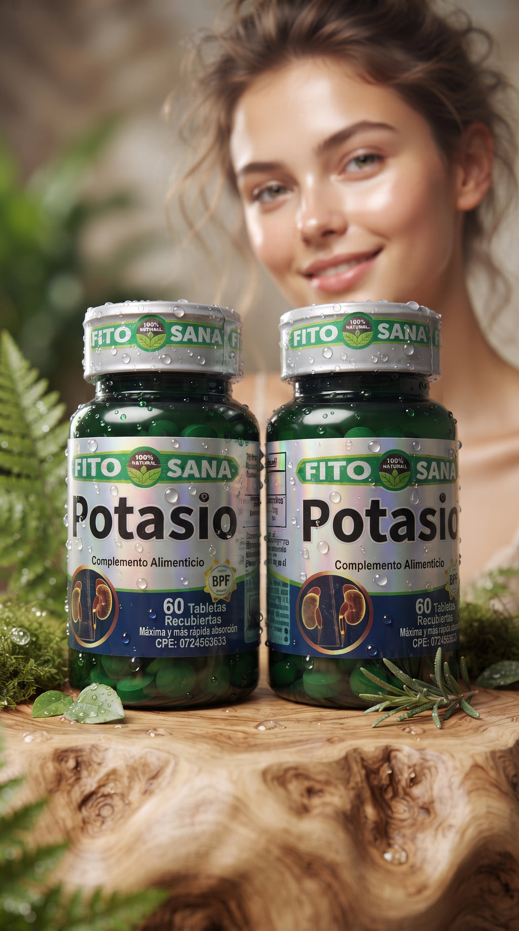 Potasio 120 Capsulas Fito Sana Pack