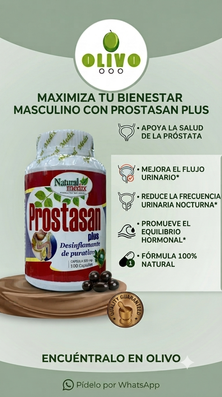 Prostasan Plus 100 Capsulas Natural Medix