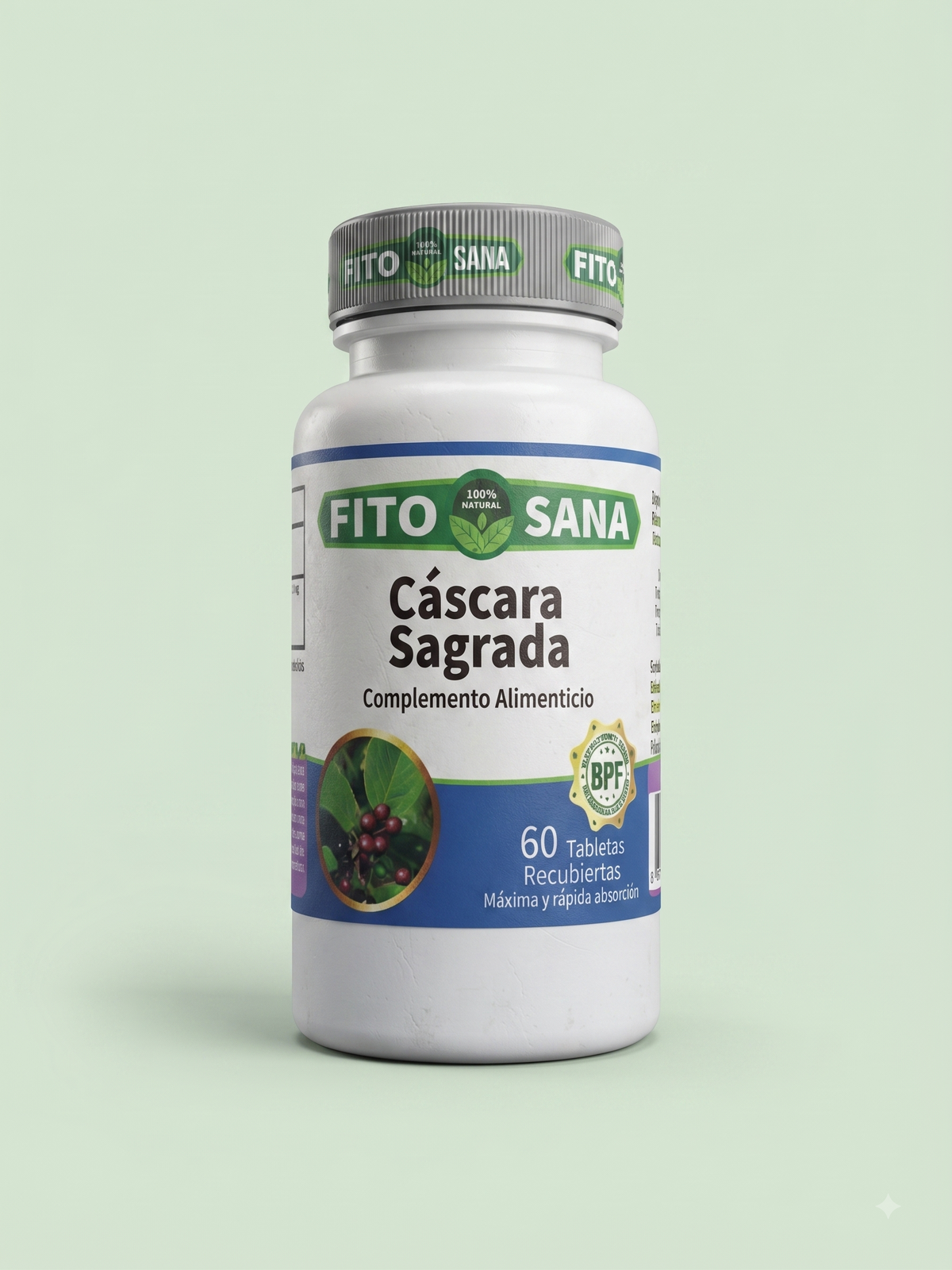 Cáscara Sagrada 60 Tabletas Fito Sana Nacional
