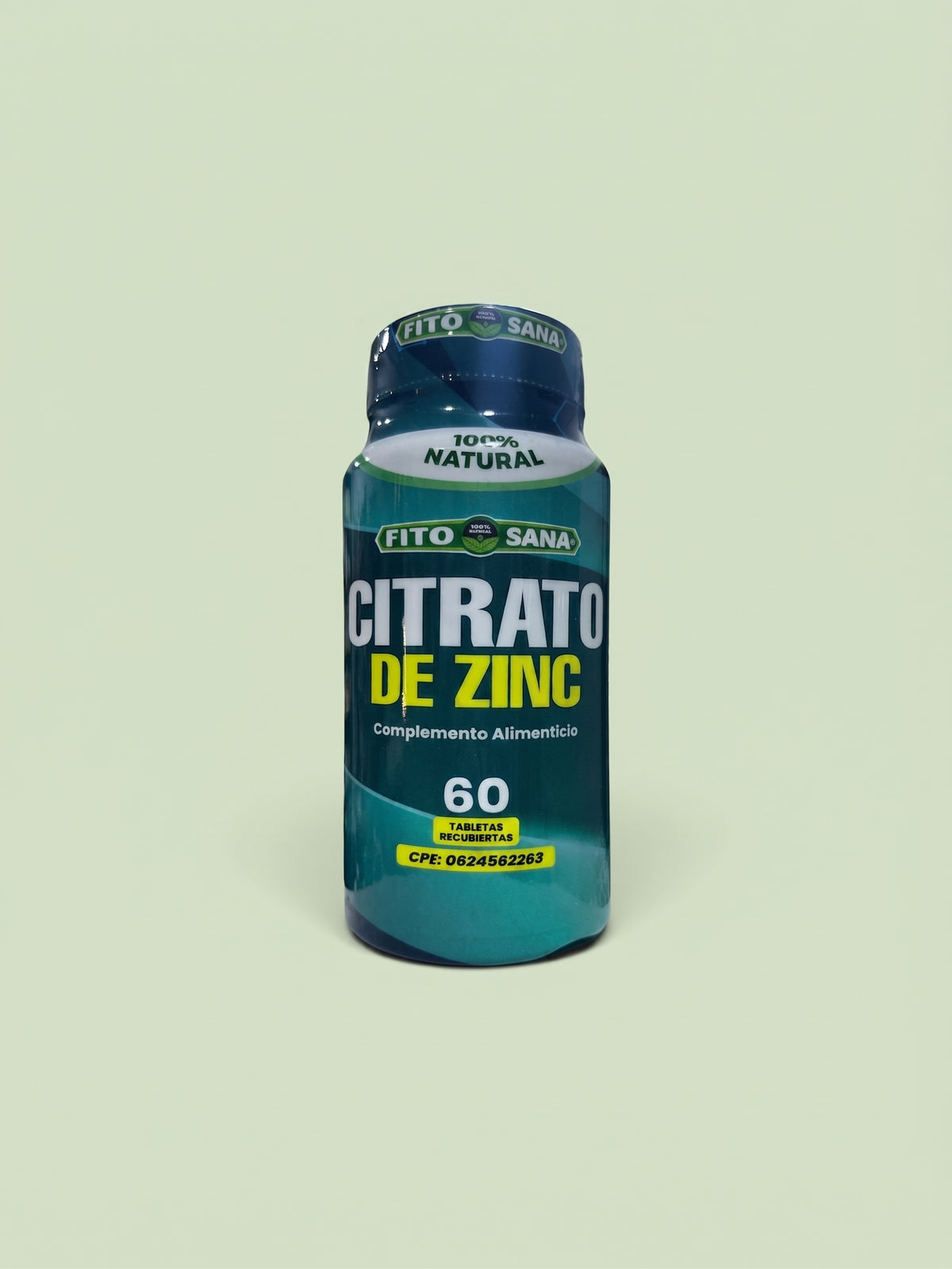 Citrato De Zinc 60 Tabletas Fito Sana
