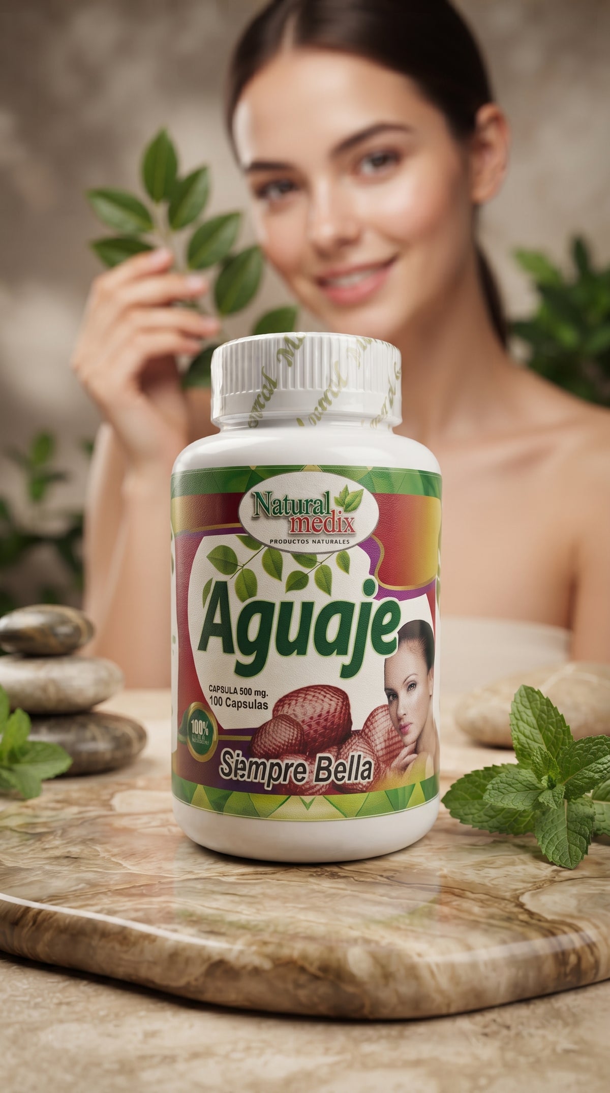 Aguaje Siempre Bella 100 Capsulas Natural Medix