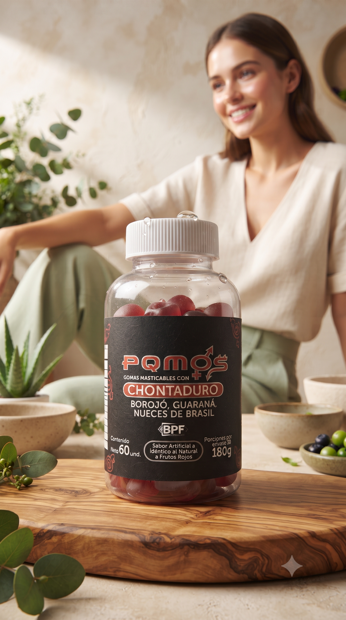 Pomos Potenciador sexual Natural 60 Gummies (Gomitas)