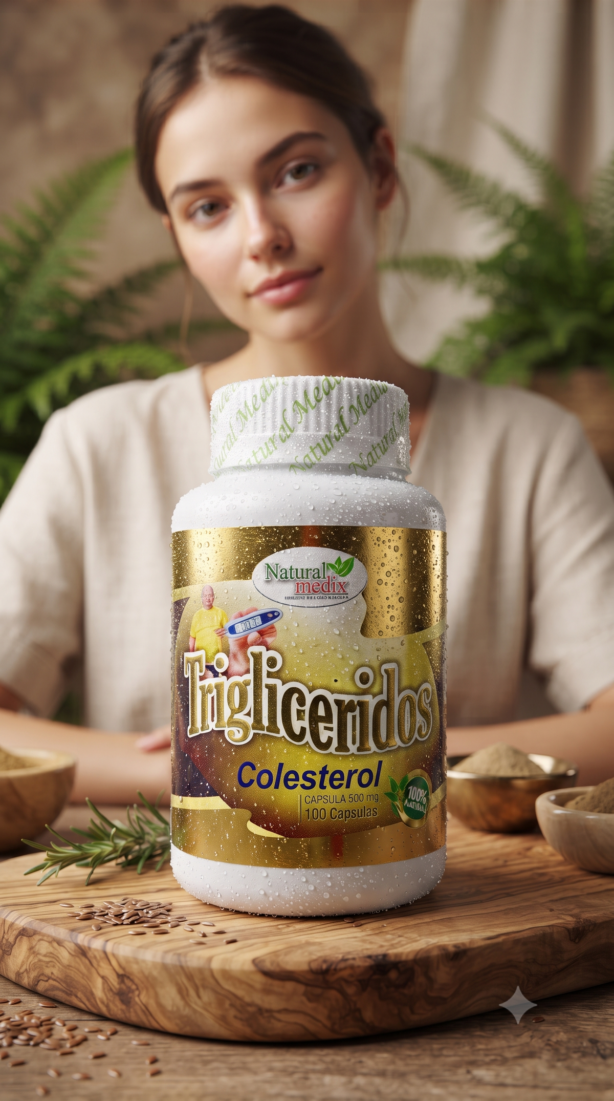 Trigliceridos Colesterol 100 Capsulas Natural Medix