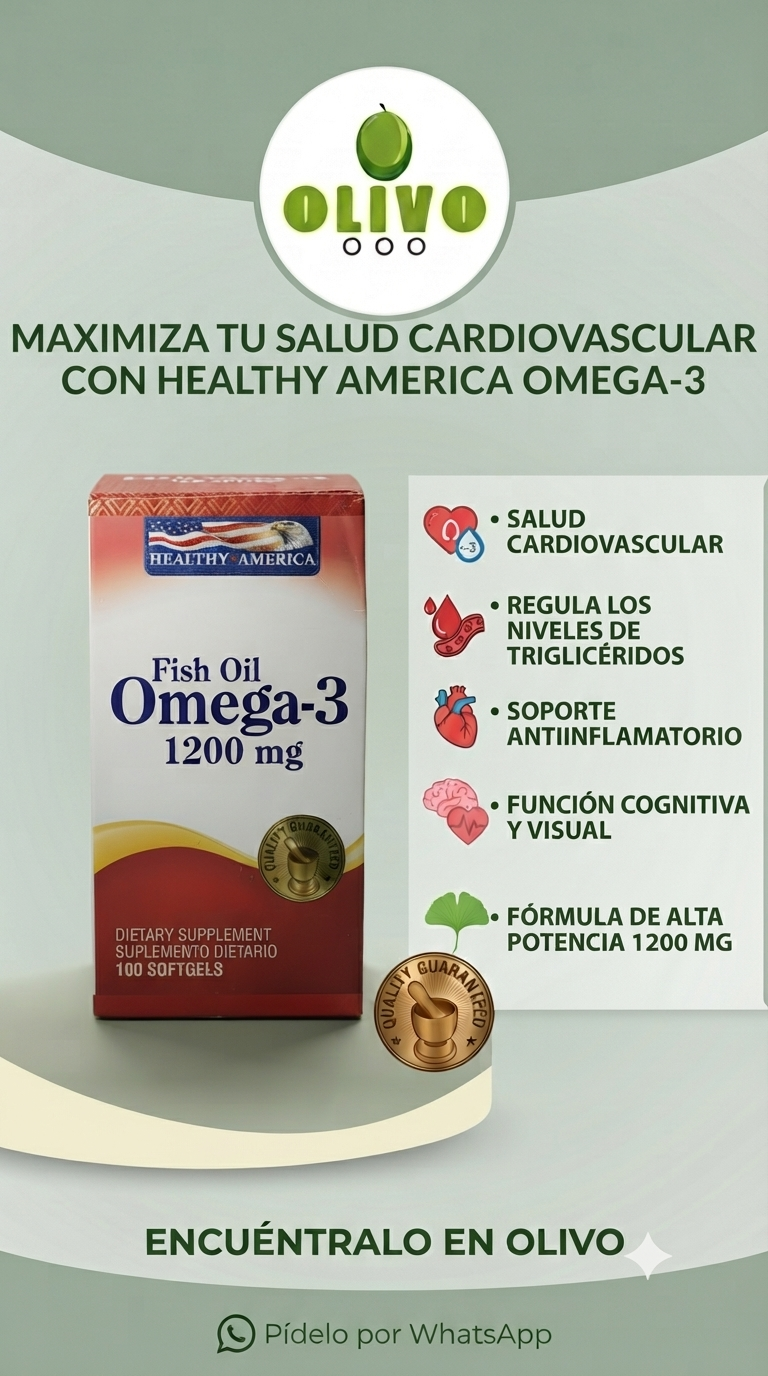 Omega 3 100 Capsulas Americano Importado