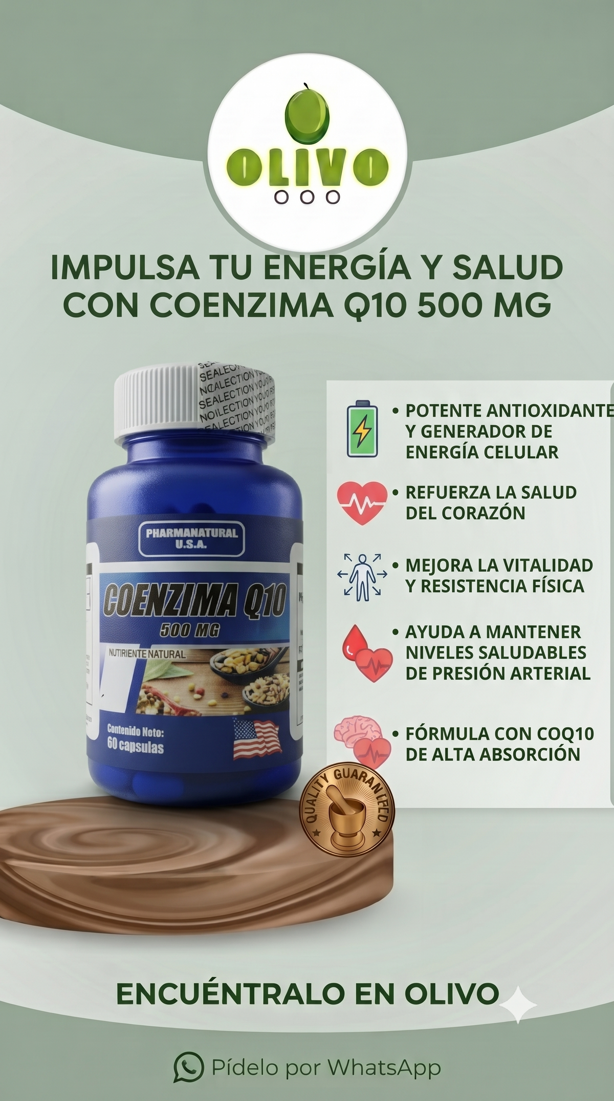 Coenzima Q10 60cap 500mg