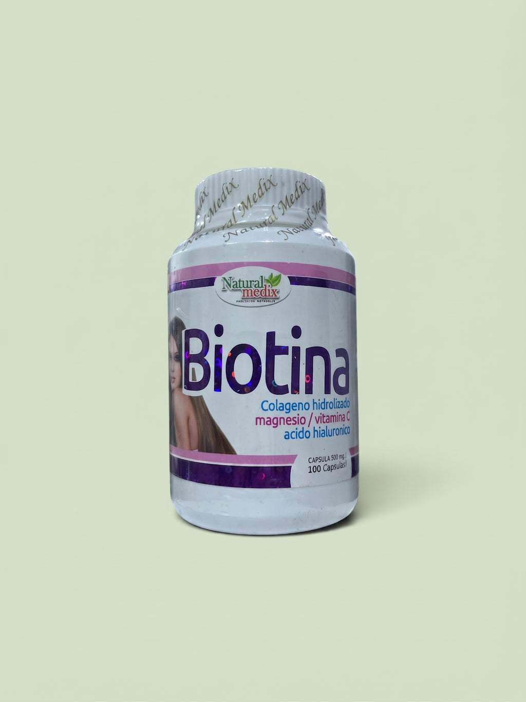 Biotina 100 Capsulas Natural Medix