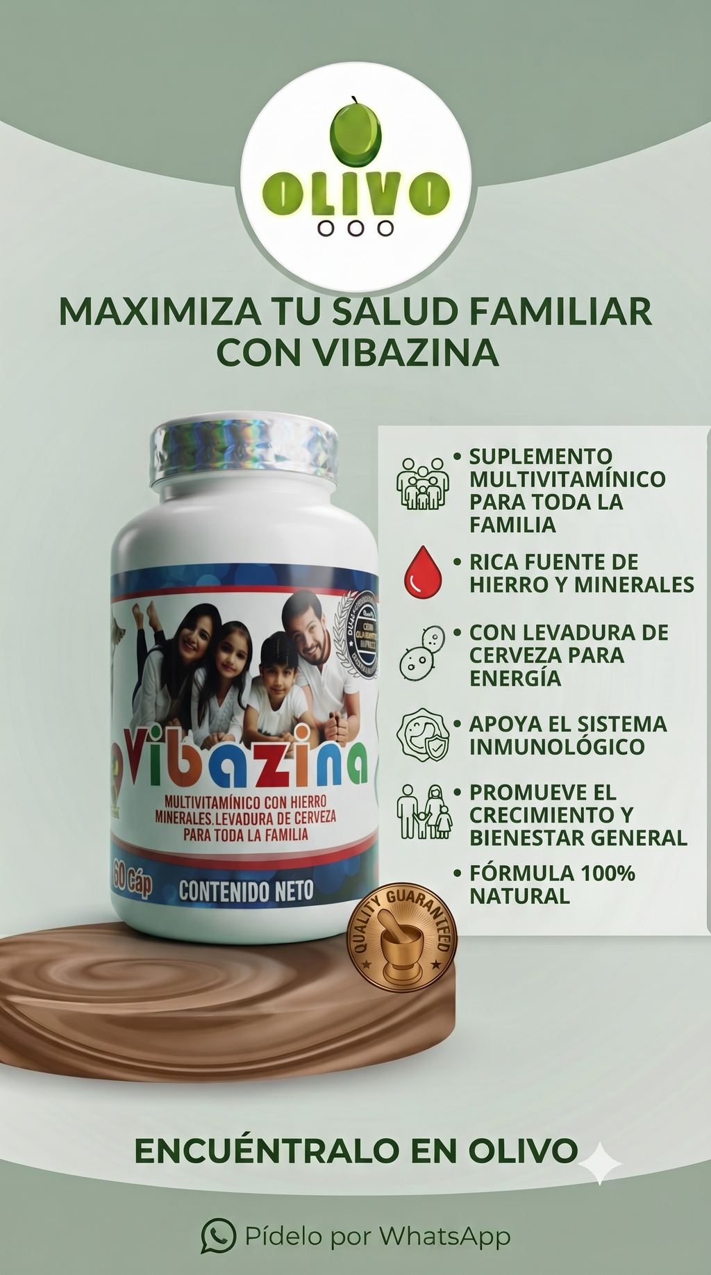 Vibazina 100 Capsulas