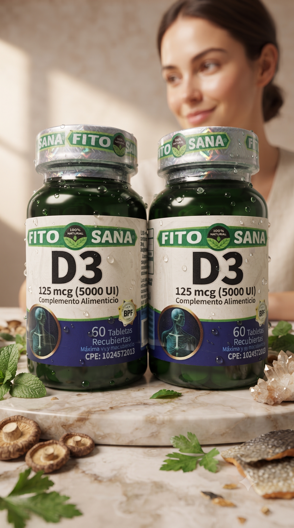Vitamina D3 60 Tabletas Fito Sana
