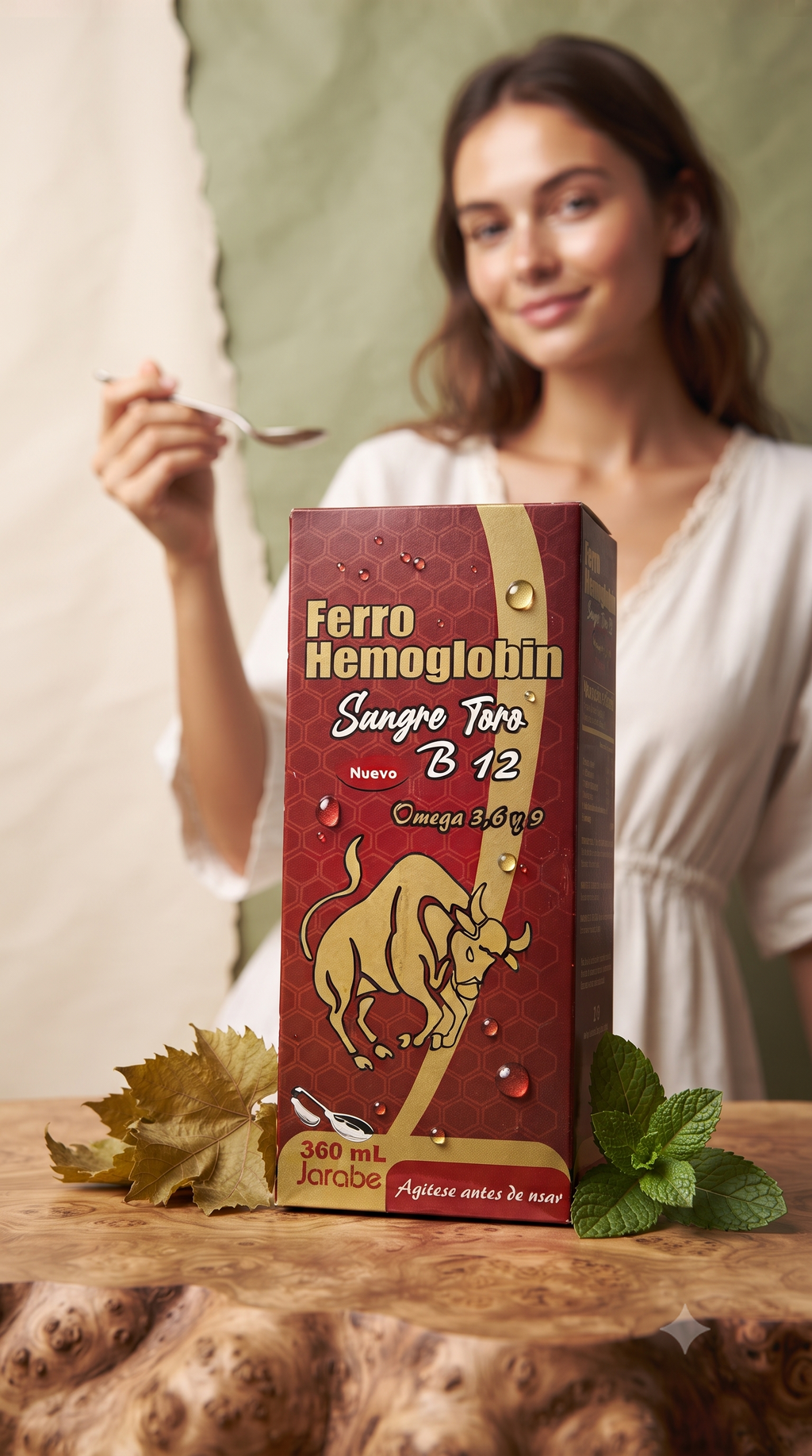 Ferro Hemoglobin Sangre Toro 340ML