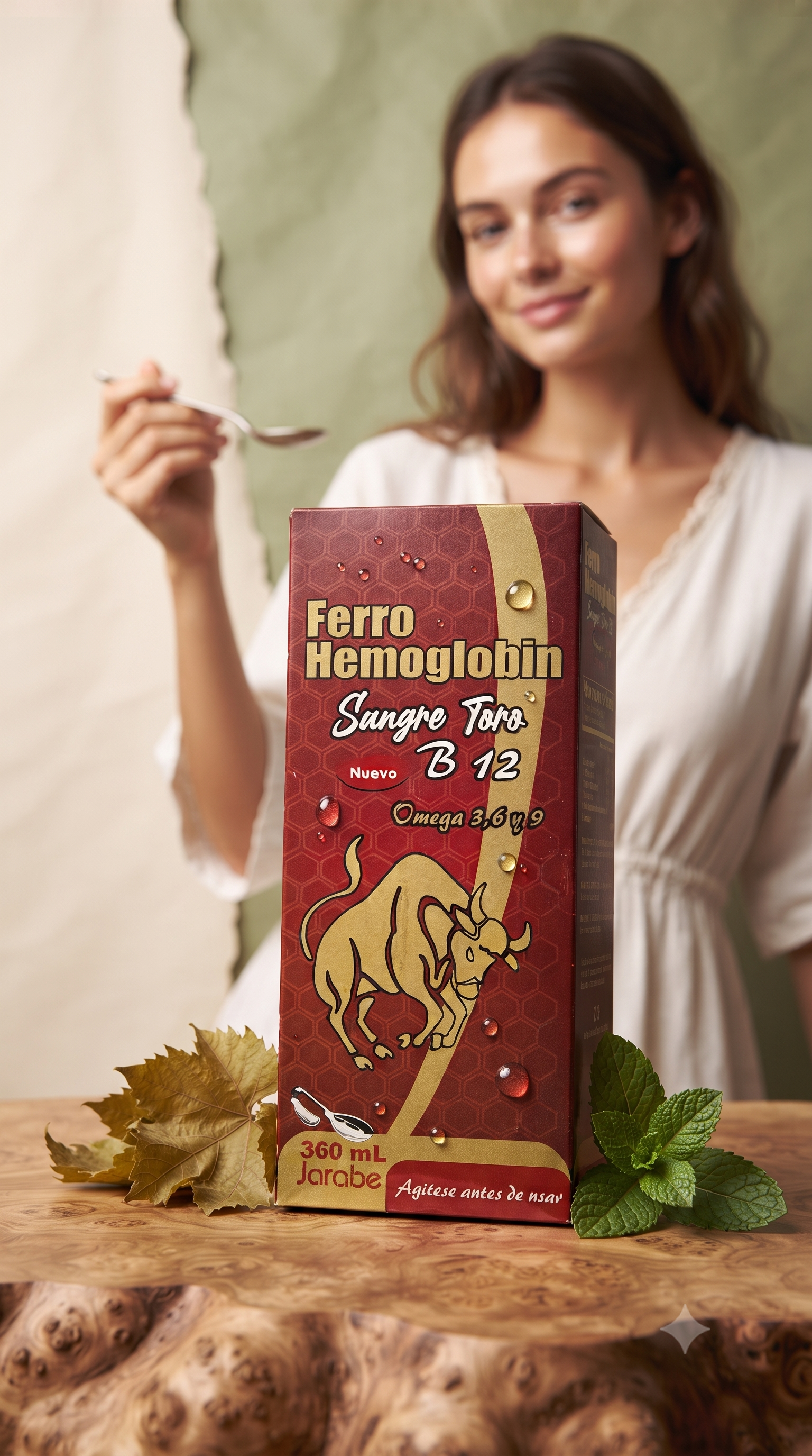 Ferro Hemoglobin Sangre Toro 340ML