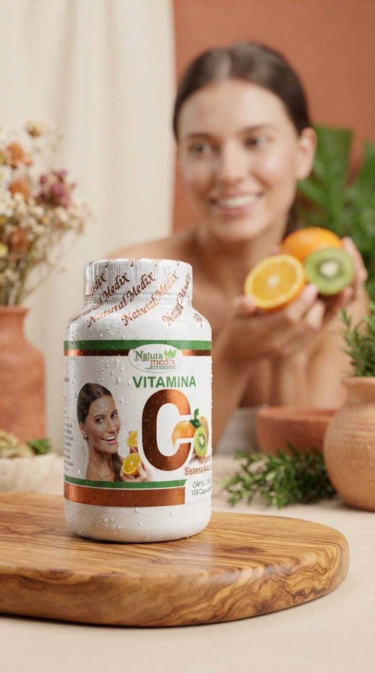 Vitamina C 100 Capsulas Natural Medix