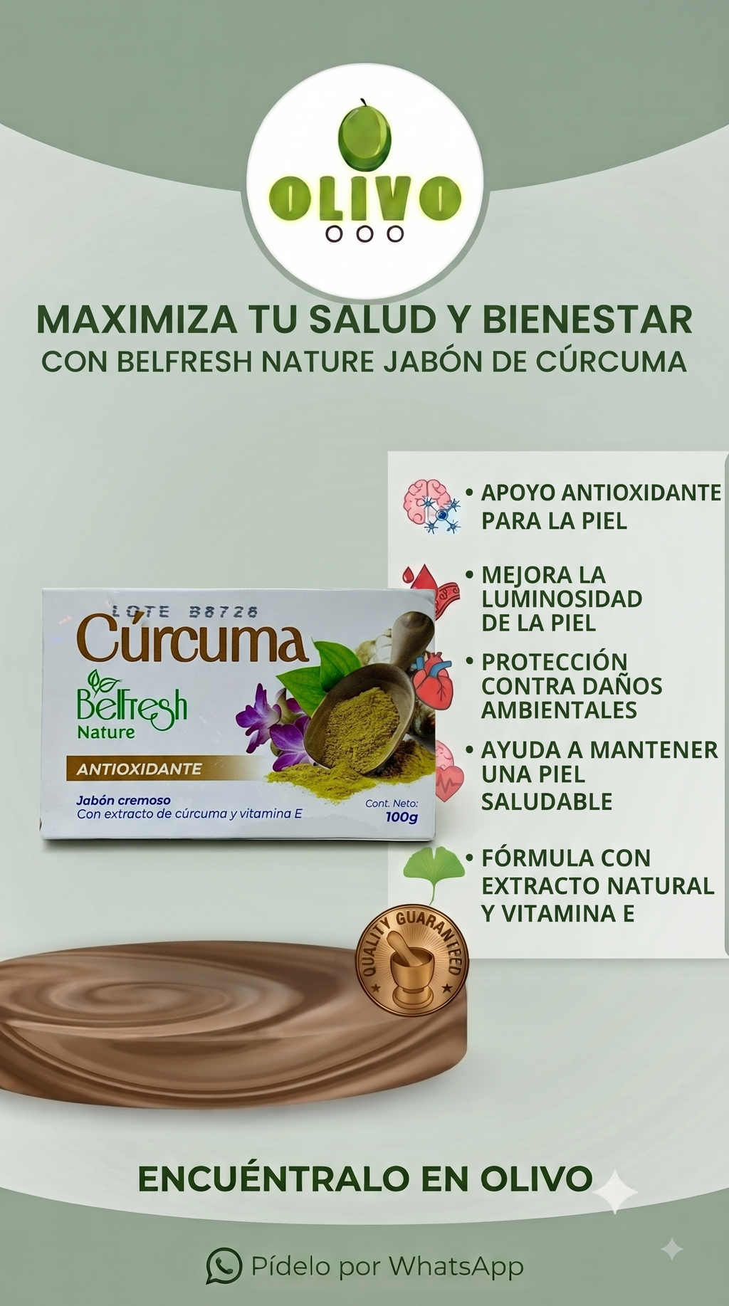 Jabon Curcuma BellFresh