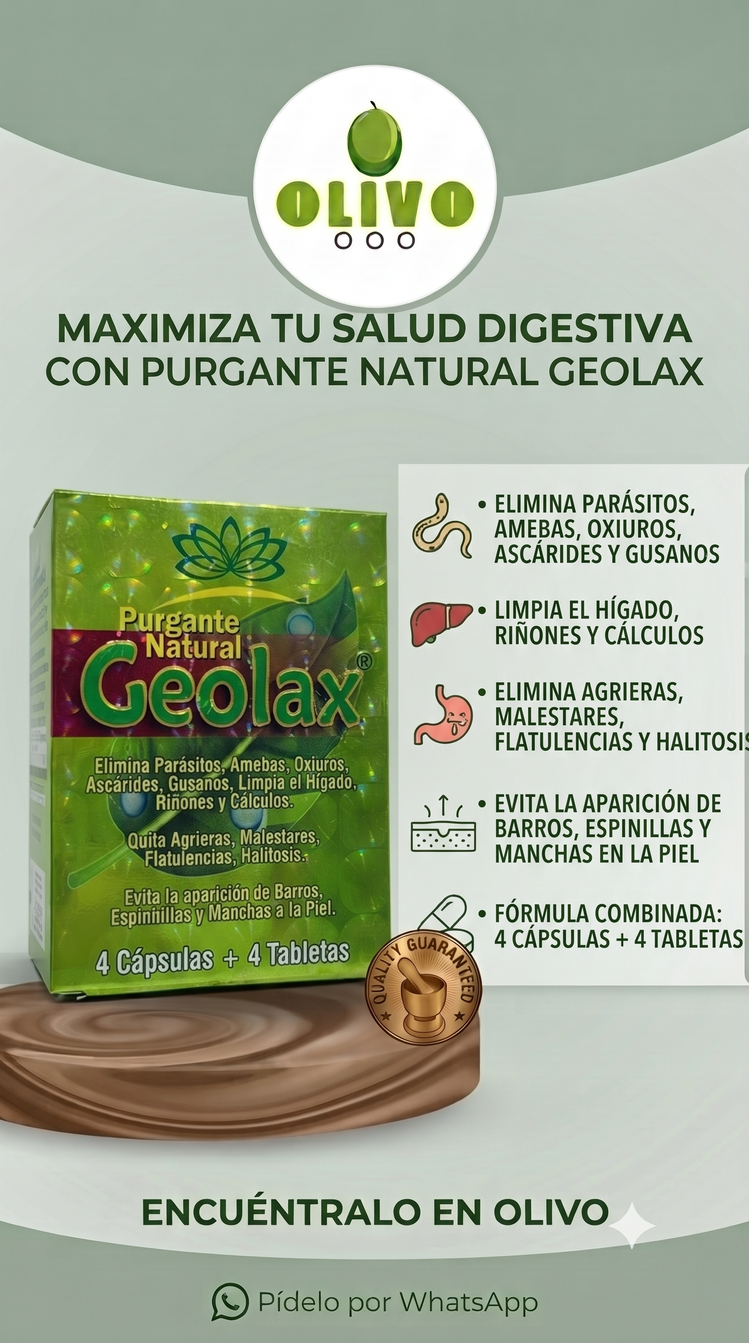 Geolax Capsulas y Tabletas