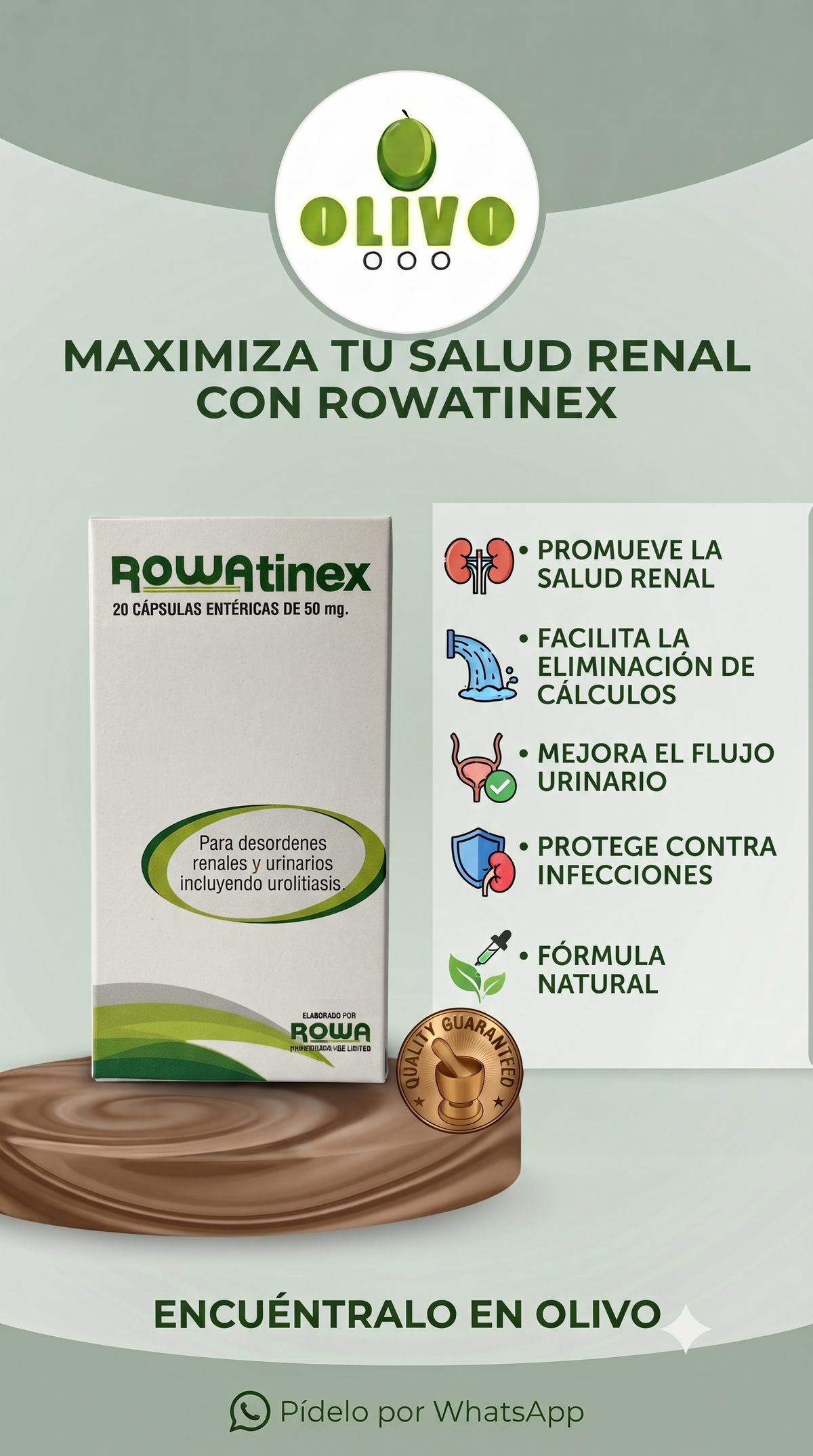 Rowatinex 30 Tabletas