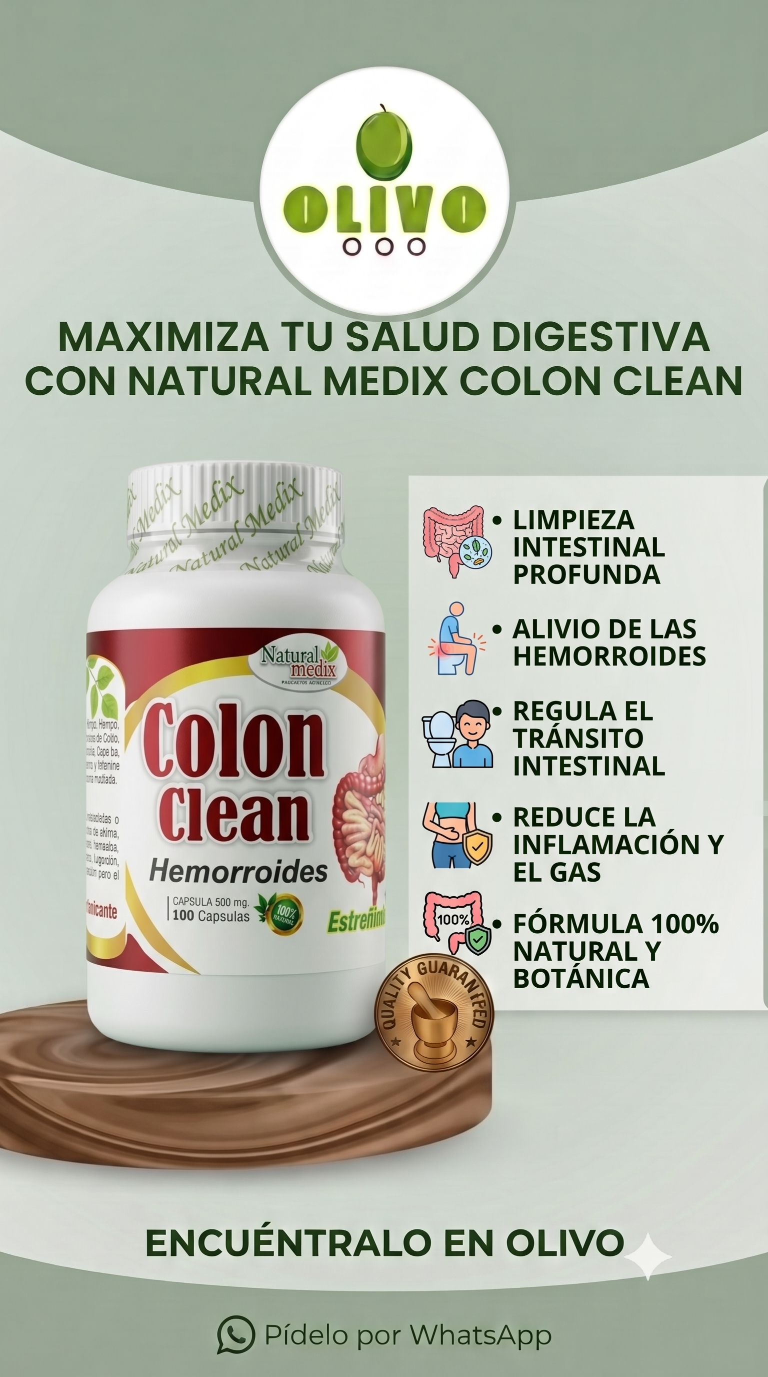 Colon Clean 100 Capsulas Naturalmedix